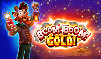 Boom Boom Gold cascade slot at LuckyBlock Casino